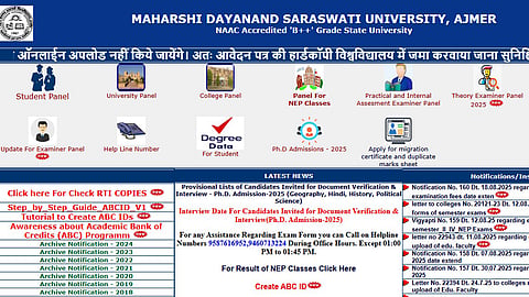 MDSU has issued an advisory for students to thoroughly review all details on their scorecards.