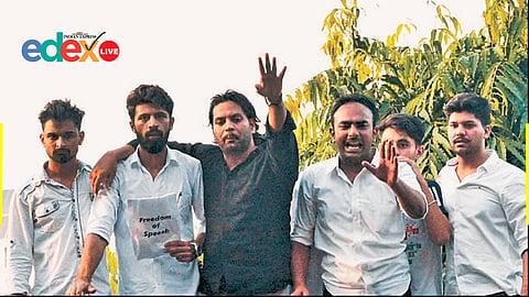 Jamia Millia Islamia (JMI) students protest on Batla House encounter anniversary