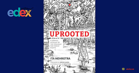 Uprroted by Ita Mehrotra graphic novel book cover