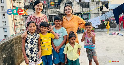 Bhumika Chakraborty, Educator and TFI alum, at one her community visits