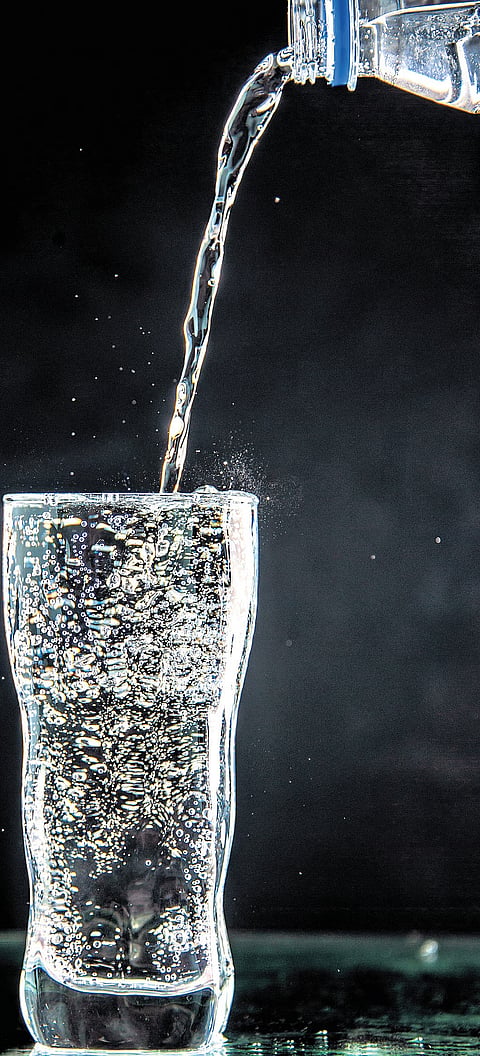 Fluid intake is advised to be reduced in the evening.