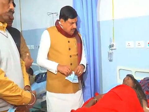 MP CM Yadav meets patients hospitalised after drinking contaminated water in Indore