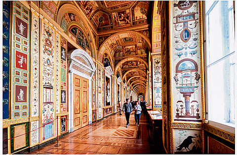 A lane in the Hermitage Museum