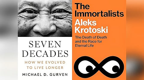 'Seven Decades' offers a blend of vivid first-hand experience and science while 'The Immortalists: The Death of Death and the Race for Eternal Life' is light-hearted. There is a lot more on offer in both books.Courtesy | Princeton University Press, Bodley Head