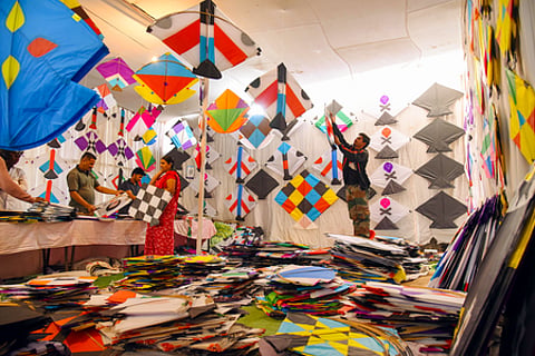 Arunachal Guv participates in kite festival on Makar Sankranti