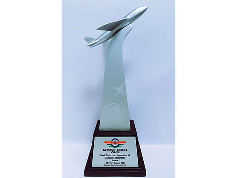 Gujarat wins 'best state for promotion of aviation ecosystem' award at Wings India-2026