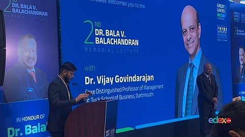 Data, AI and Strategy in focus at
Dr Bala V Balachandran Memorial Lecture
