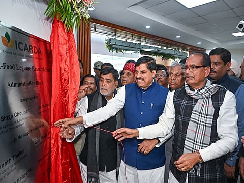 MP CM Yadav, Union Minister Chouhan inaugurate ICARDA facilities in Sehore, launch pulses mission portal