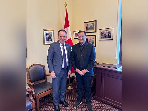 "Explored avenues to enhance connectivity": High Commissioner Dinesh Patnaik meets Canadian Transport Minister