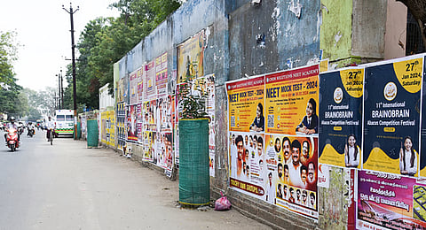PKPI requests posters not to paste on government school walls in election