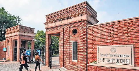 Delhi University.