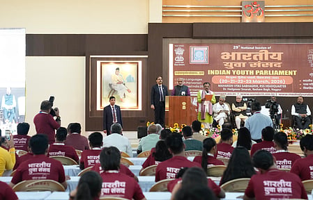 V-P Radhakrishnan calls upon youth to innovate from roots and lead India to