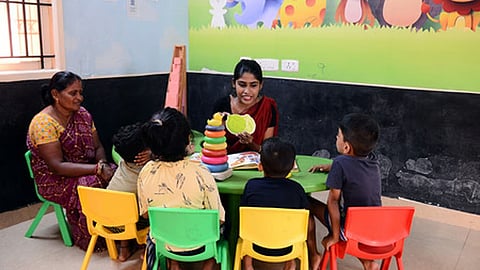 Association president Mayadevi Shankar told TNIE, as per norms, play schools should be run only after obtaining an opening licence from the district school education department and that in addition.(Photo | Express)