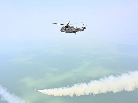 DRDO & Indian Navy conduct maiden successful Salvo launch of NASM-SR missiles