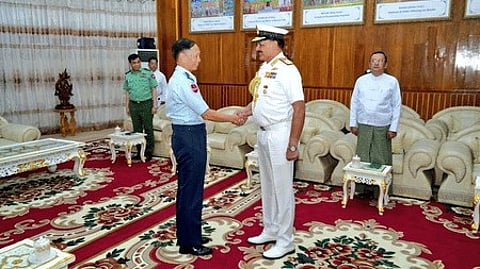 Indian Navy chief, Myanmar Defence Minister discuss regional stability