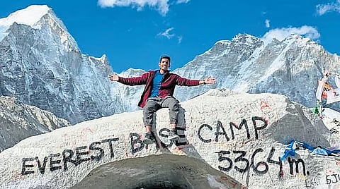Keralam: 21-year-old vegetable seller reaches Mt Everest Base Camp