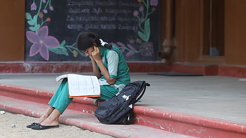 Image of a student studying used for representational purposes only.