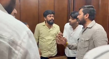 Karnataka: Youth Congress factions clash ahead of NEET protest