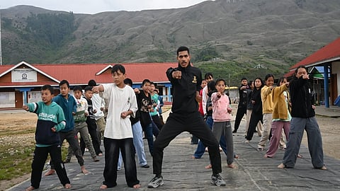 Arunachal Pradesh: Indian Army conducts self-defence training camp at Menchuka Valley school