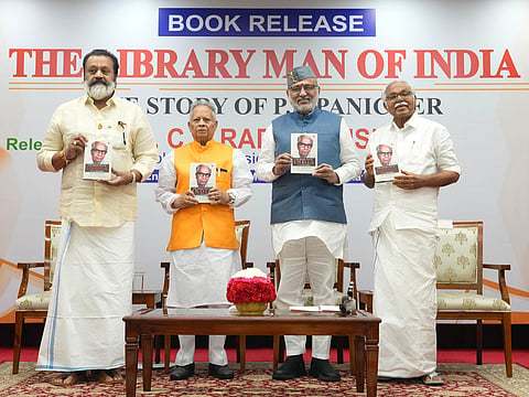 Vice President CP Radhakrishnan releases book on PN Panicker, calls for revival of reading culture