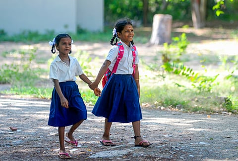 Flowers, rallies, and fresh hopes as Dharwad schools reopen for new academic year