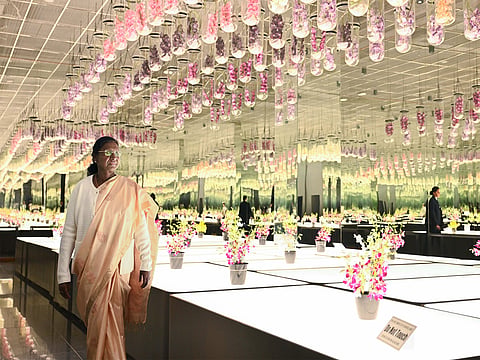 Sikkim: President Droupadi Murmu visits Orchidarium, Namgyal Institute of Tibetology in Gangtok