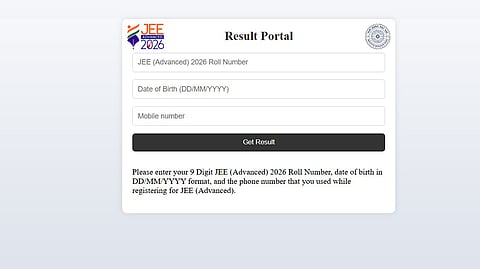 JEE Advanced result 2026