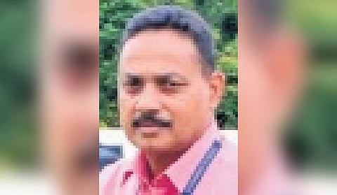 Headmaster Biju Thomas.