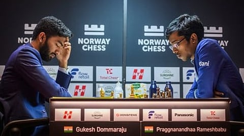 Praggnanandhaa enters final round in three-way Norway Chess title race