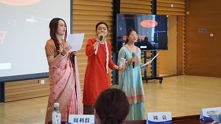 Chinese students showcase proficiency in Indian languages in Beijing