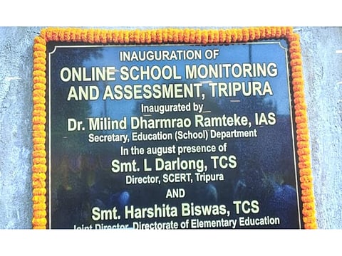 Tripura launches first-ever online school monitoring system to strengthen foundational education
