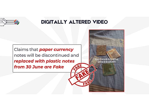 Government debunks viral claim of plastic notes replacing paper currency by June 30, says no RBI plan for withdrawal