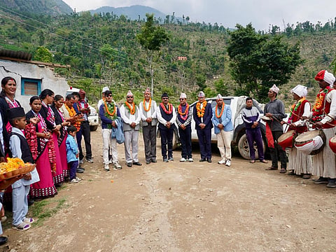Foundation stone laid for Indian-assisted school building in Nepal's Kalikot