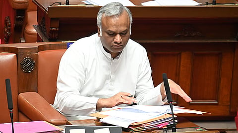 Karnataka Home Minister Priyank Kharge