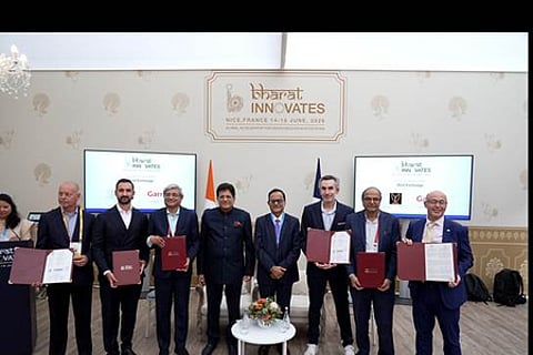 Indian HE institutes, incubators sign nearly 30 innovation pacts at Bharat Innovates in Nice