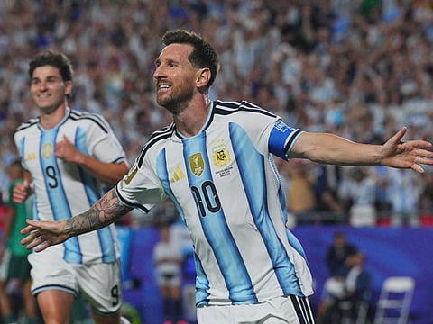 Lionel Messi ties Miroslav Klose as all-time top World Cup scorer with brilliant hat-trick