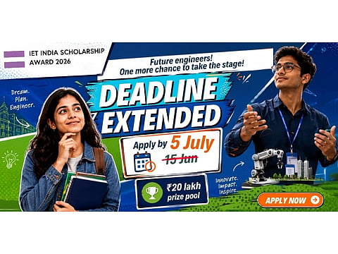 The IET India Scholarship Award Extends Application Deadline to 5 July 2026