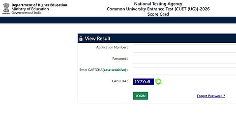 CUET UG results 2026 declared at cuet.nta.nic.in