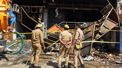 Lucknow fire fallout: Noida administration seals coaching institute after gaps found during inspection
