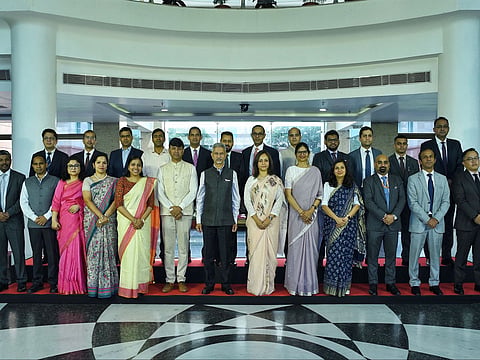 EAM Jaishankar meets IFS '10 batch undergoing Mid-Career Training Program-II