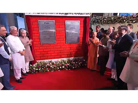 UP CM Yogi, Union IT Minister Vaishnaw lay foundation stones for electronics manufacturing projects worth ₹6,750 crore in Jewar
