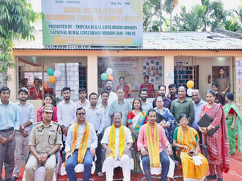 Tripura Governor attends PM Modi's 'Mann Ki Baat' from a school, encourages Tribal students and women entrepreneurs