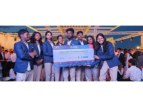 India's Kumaraguru College wins top prize at Monaco Energy Boat Challenge