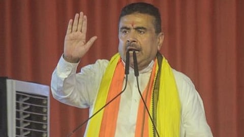 Murshidabad: West Bengal Chief Minister Suvendu Adhikari addresses a public meeting in Rejinagar, Murshidabad district, on Friday, July 10, 2026. (Photo: IANS)