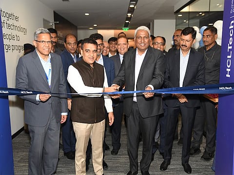 Gujarat DyCM Harsh Sanghavi inaugurates HCL Tech's Global Technology Centre at GIFT City