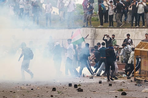 Congress warns police against state-ordered violence on youth, invokes 'lathi of Constitution'