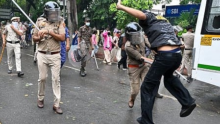 Opposition compares NEET protest police crackdown to Jallianwala Bagh
