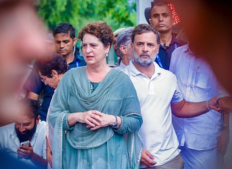 Congress slams BJP MPs for honouring ex-education minister Pradhan, calls it a ‘celebration of ruined futures’ of children
