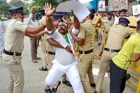 Rajya Sabha proceedings halted as Congress-led Opposition protests lathi charge, tear gas on student demonstrators