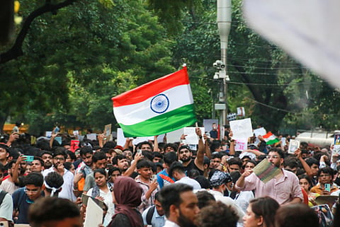 Female student injured in protest at Jantar Mantar taken off ventilator, says RML hospital